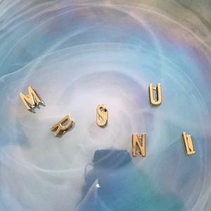 Keep Collective gold initials beads